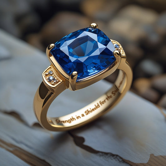 Anillo de Tanzanita Natural de Alta Calidad