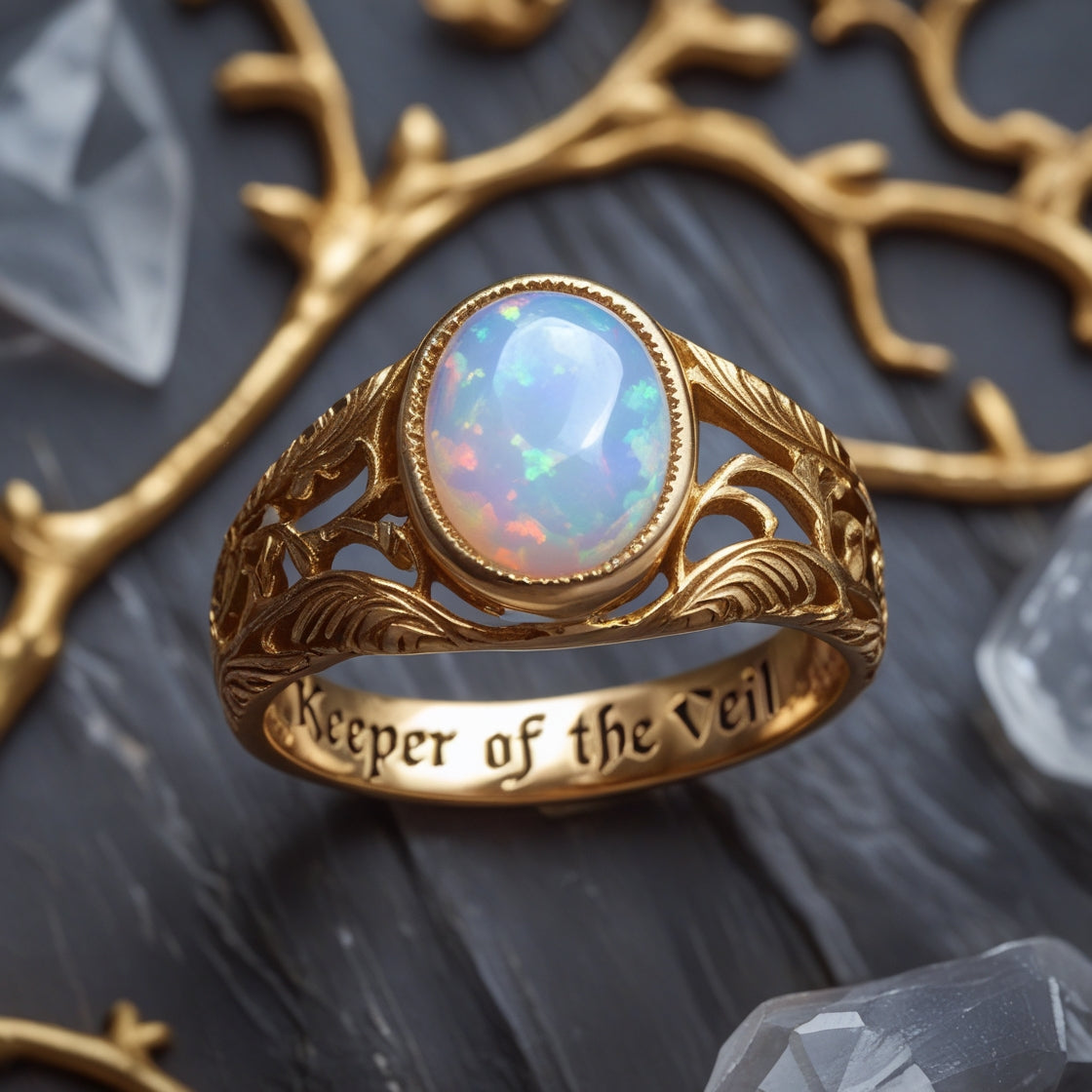 Anillo de ópalo
